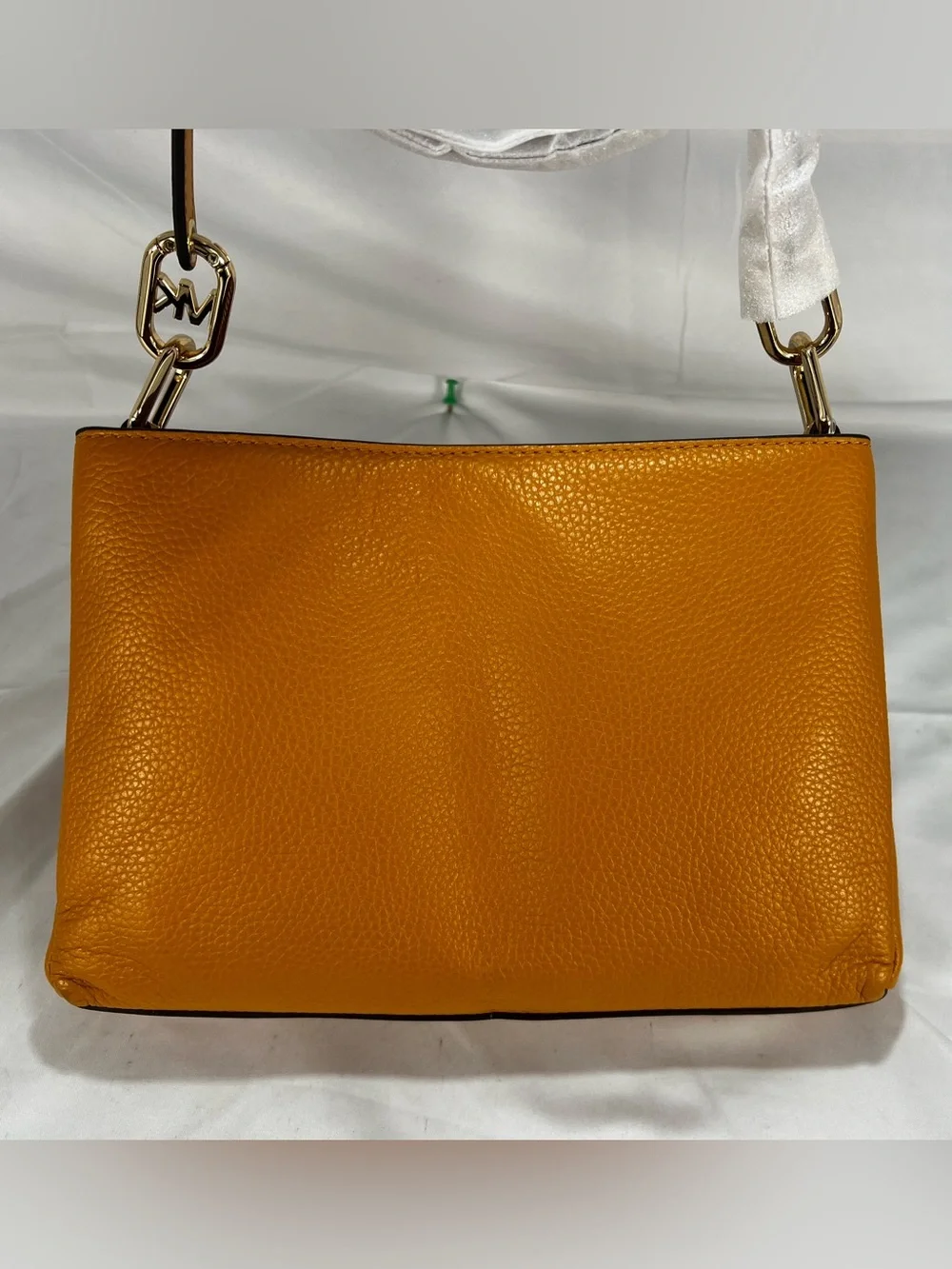 Michael Kors Trisha Medium Triple Compartment Crossbody in Cider leather